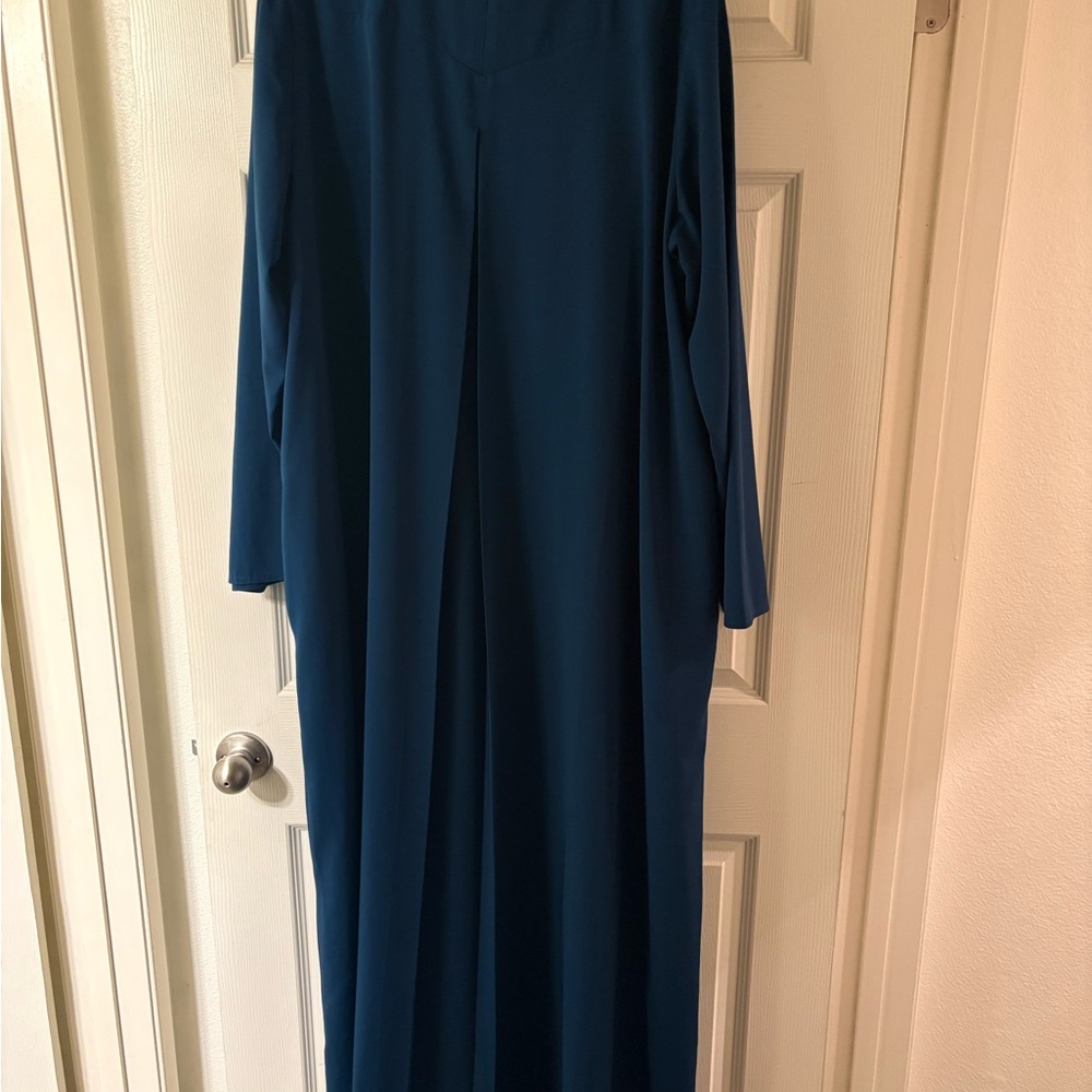 Sunnah Style Flare Abaya Pacific Blue